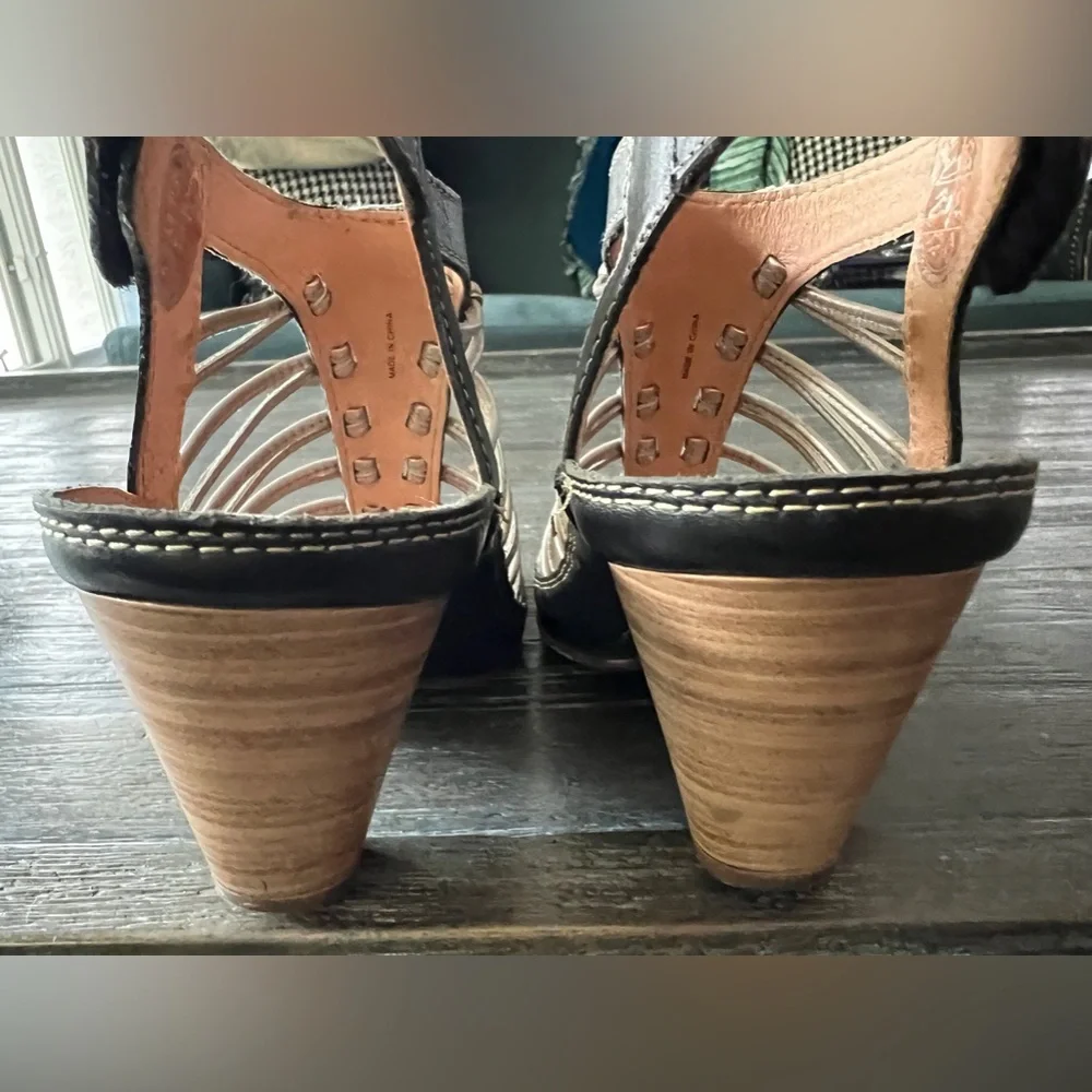PIKOLINOS leather SZ 37 heels